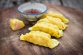 Chinese food, boiled Jiaozi Gyoza