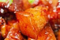 Chinese food--Braise in soy sauce meat Royalty Free Stock Photo