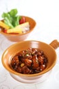 Chinese food--braise in soy sauce meat Royalty Free Stock Photo