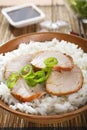 Chinese Food Char Siu Pork Royalty Free Stock Photo