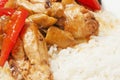 Chinese food-Chicken and mushroom Royalty Free Stock Photo