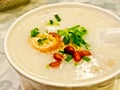 Chinese food, congee with cruller Royalty Free Stock Photo