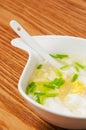 Chinese food-Egg soup Royalty Free Stock Photo