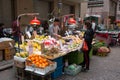 Chinese food market in Kowloon, Hong Kong.