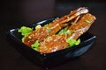 Chinese food-roast duck head