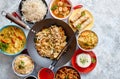 Chinese food set. Asian style food concept composition. Royalty Free Stock Photo