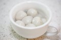 Chinese food `tang yuan` glutinous rice ball