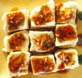 Chinese food, tofu Royalty Free Stock Photo