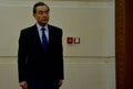 Chinese Foreign Minister Wang Yi before the meeting