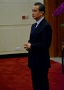 Chinese Foreign Minister Wang Yi before the meeting