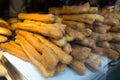 Chinese fried bread stick or you tiao Royalty Free Stock Photo