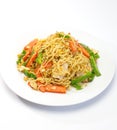 Chinese fried noodles Royalty Free Stock Photo