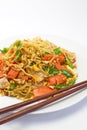 Chinese fried noodles Royalty Free Stock Photo
