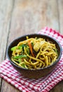 Chinese fried noodles Royalty Free Stock Photo