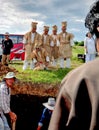 Chinese funeral Monent last seen burial mother