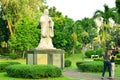 Chinese Garden Confucius statue inside Rizal Park in Manila, Philippines Royalty Free Stock Photo