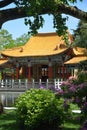 Chinese Garden With House