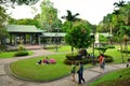 Chinese Garden inside Rizal Park in Manila, Philippines Royalty Free Stock Photo