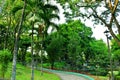 Chinese Garden path way inside Rizal Park in Manila, Philippines Royalty Free Stock Photo