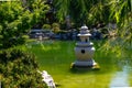 Chinese Garden Lake Pagoda Royalty Free Stock Photo