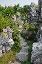 Chinese garden landscaping Royalty Free Stock Photo