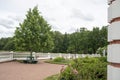 Chinese Garden in the Park Petergof during daytime Royalty Free Stock Photo