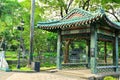 Chinese Garden pavilion inside Rizal Park in Manila, Philippines Royalty Free Stock Photo