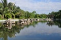 Chinese garden in Sanya Royalty Free Stock Photo
