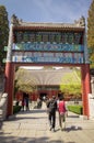 Chinese gate area