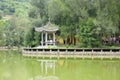 Chinese Gazebo on Putuoshan Royalty Free Stock Photo