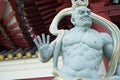 Chinese God statue at Buddha Tooth Relic Temple and Museum Royalty Free Stock Photo