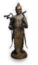 Chinese god statue Royalty Free Stock Photo