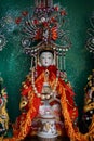 Chinese goddess in altar