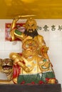 Chinese Gods in Chinese Temple at Thailand