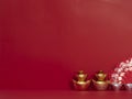 Chinese gold ingot and red envelope