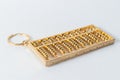 Chinese golden abacus Royalty Free Stock Photo