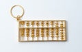 Chinese golden abacus Royalty Free Stock Photo