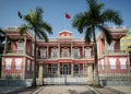 Chinese government headquarters colonial building landmark in macau city