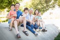 Chinese Grandparents, Mother, Caucasian Father and Mixed Race Family