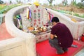 Chinese grave at The Qingming Festival Time in Ratchaburi Thailand