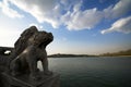 Chinese guardian lions in the Summer Palace