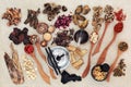 Chinese Herbal Medicine Royalty Free Stock Photo