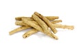 Chinese Herbal medicine - Dang Shen or poor man`s ginseng Royalty Free Stock Photo