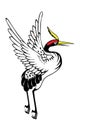 Chinese heron painting