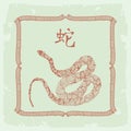 Chinese horoscope sign- Snake