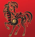 Chinese horoscope. Year of the horse