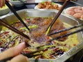 Chinese hot pot Royalty Free Stock Photo