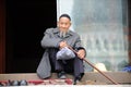 An Chinese Hui old man Royalty Free Stock Photo