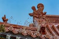 Chinese imperial roof decorations Royalty Free Stock Photo