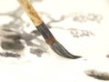 Chinese Ink Brush Royalty Free Stock Photo